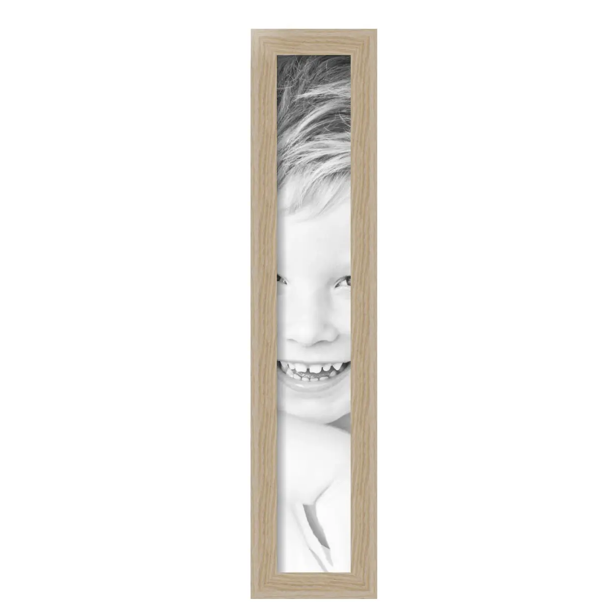 ArtToFrames Natural Oak Poster Frame 4x25 Inch (10cm x 63.5cm) | Custom Made for Wall or Tabletop Display - view 3
