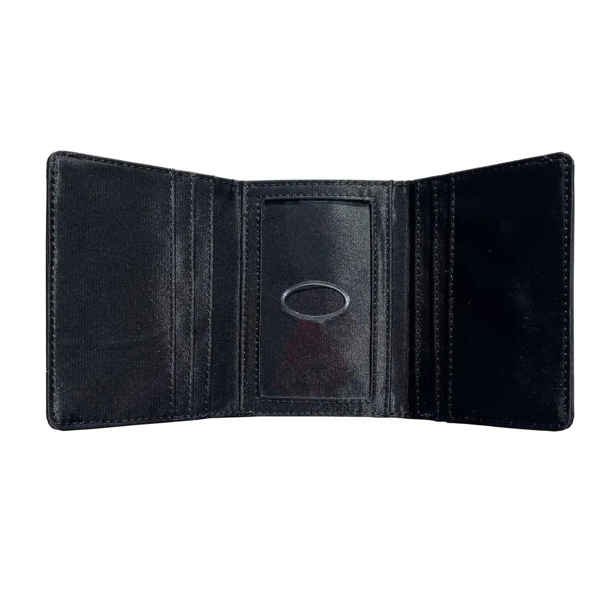 Big Skinny RFID Blocking Tri-Fold Slim Wallet Holds Up to 25 Cards Black | Compact & Durable - view 3