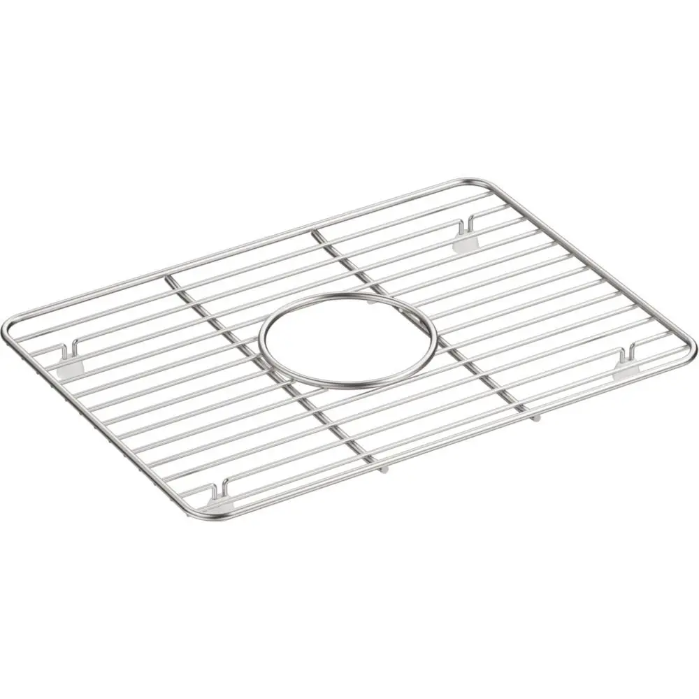 Kohler K-5198-ST Cairn stainless steel sink rack 10-3/8" x 14-1/4" | Protects small bowl surface - main product image