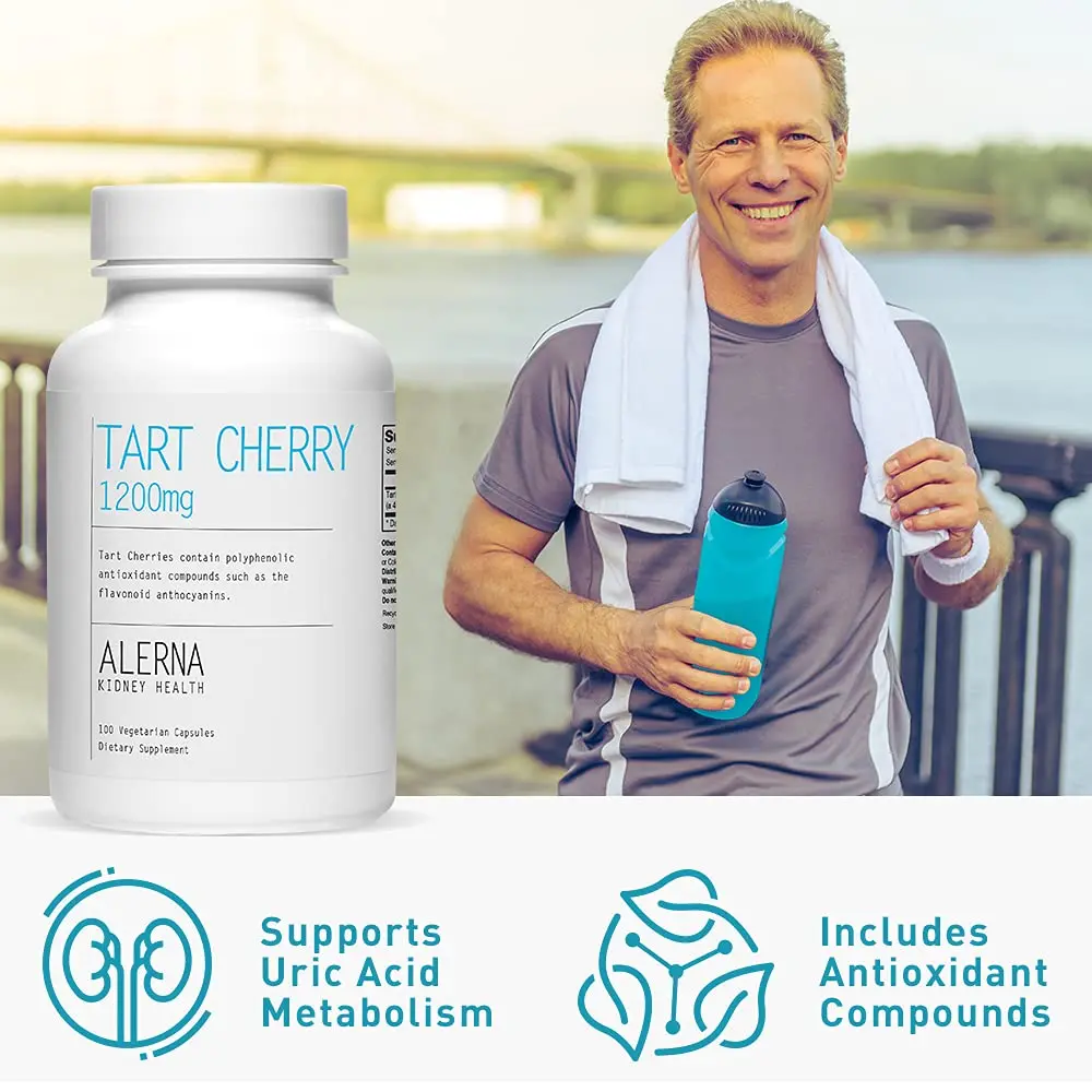 Alerna Kidney Health Tart Cherry Extract 1200 mg Dietary Supplement | Antioxidant Support for Daily Wellness - view 5