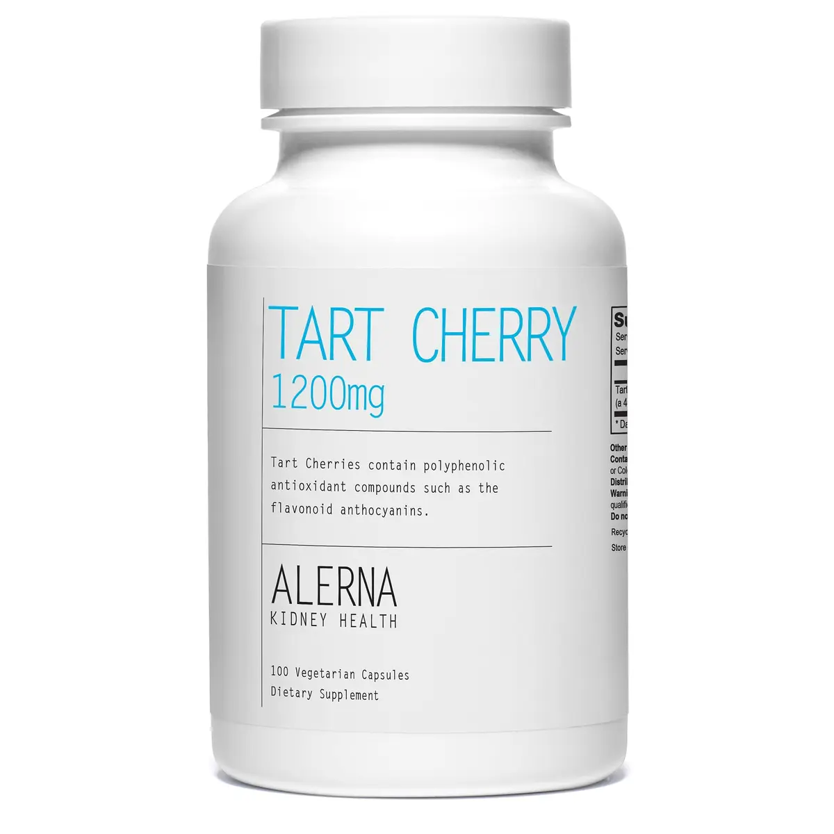 Alerna Kidney Health Tart Cherry Extract 1200 mg Dietary Supplement | Antioxidant Support for Daily Wellness - main product image