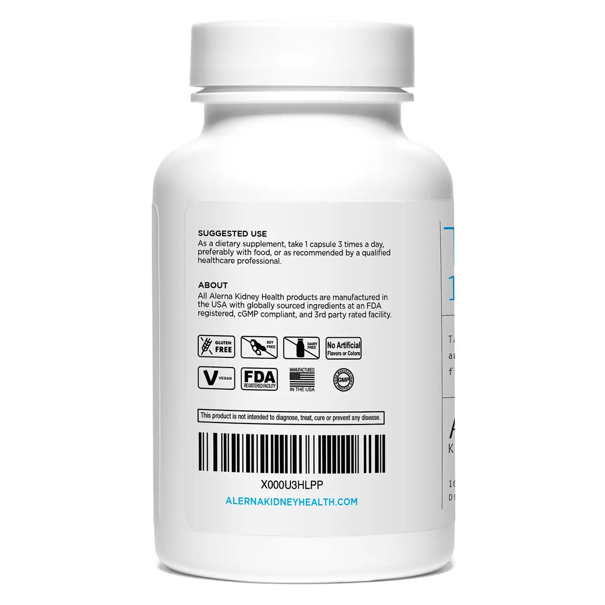 Alerna Kidney Health Tart Cherry Extract 1200 mg Dietary Supplement | Antioxidant Support for Daily Wellness - view 3