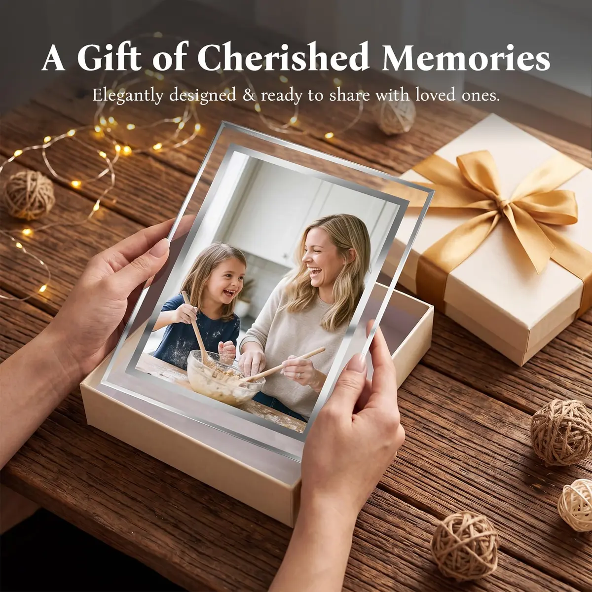 Giftgarden 5x7 Picture Frames Modern Glass 5 by 7 Inch Pack of 2 | Elegant Wall & Tabletop Display - view 7
