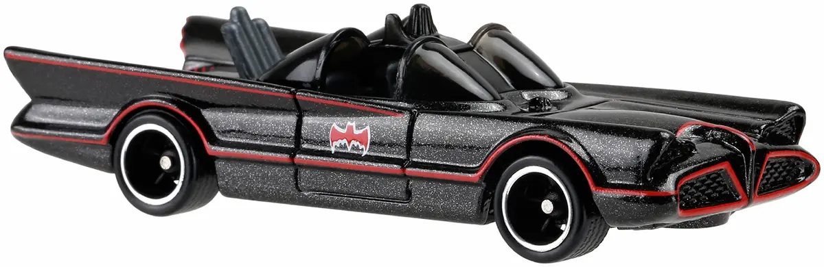 Hot Wheels Retro Entertainment Diecast '66 Batmobile Vehicle | 1:64 Scale, Metal, Modern Design for Adult Collectors - view 2