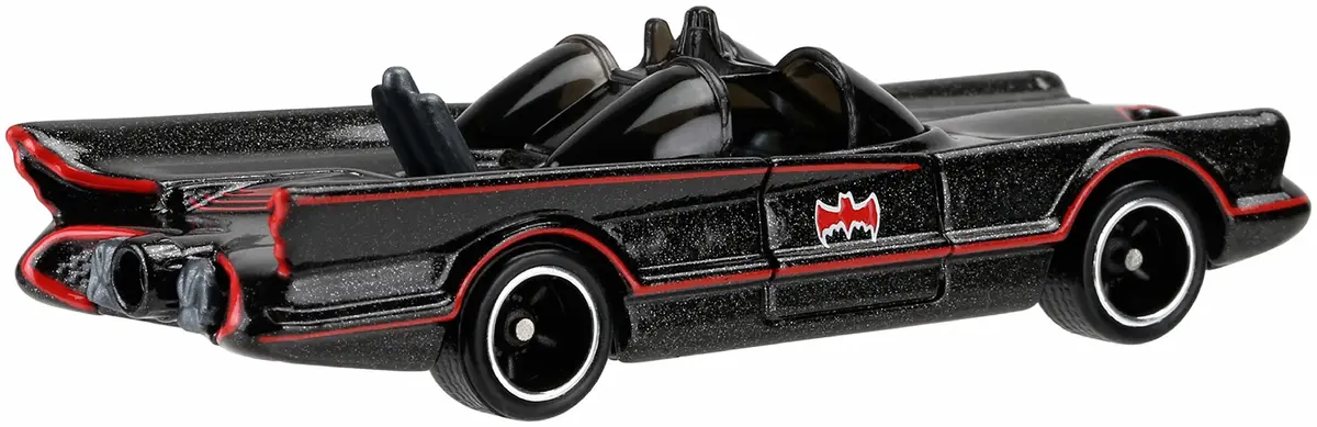 Hot Wheels Retro Entertainment Diecast '66 Batmobile Vehicle | 1:64 Scale, Metal, Modern Design for Adult Collectors - view 3