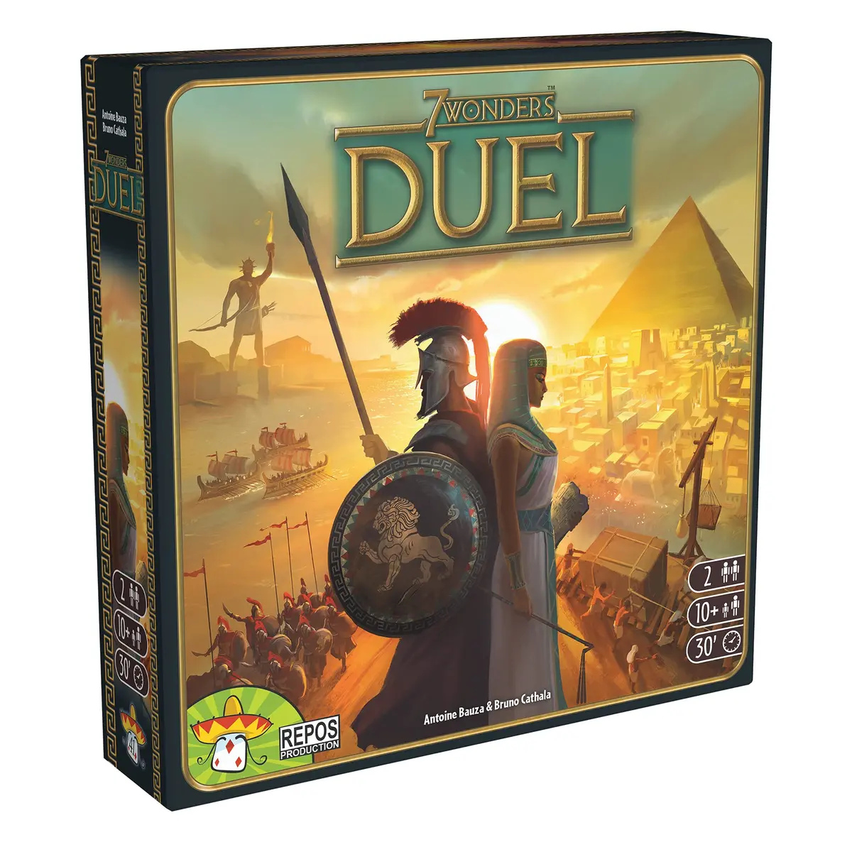 Asmodee 7 Wonders Duel Board Game 0.54 kg (1.19 lb) | Intense Two-Player Strategy Game for Ages 10+ - main product image