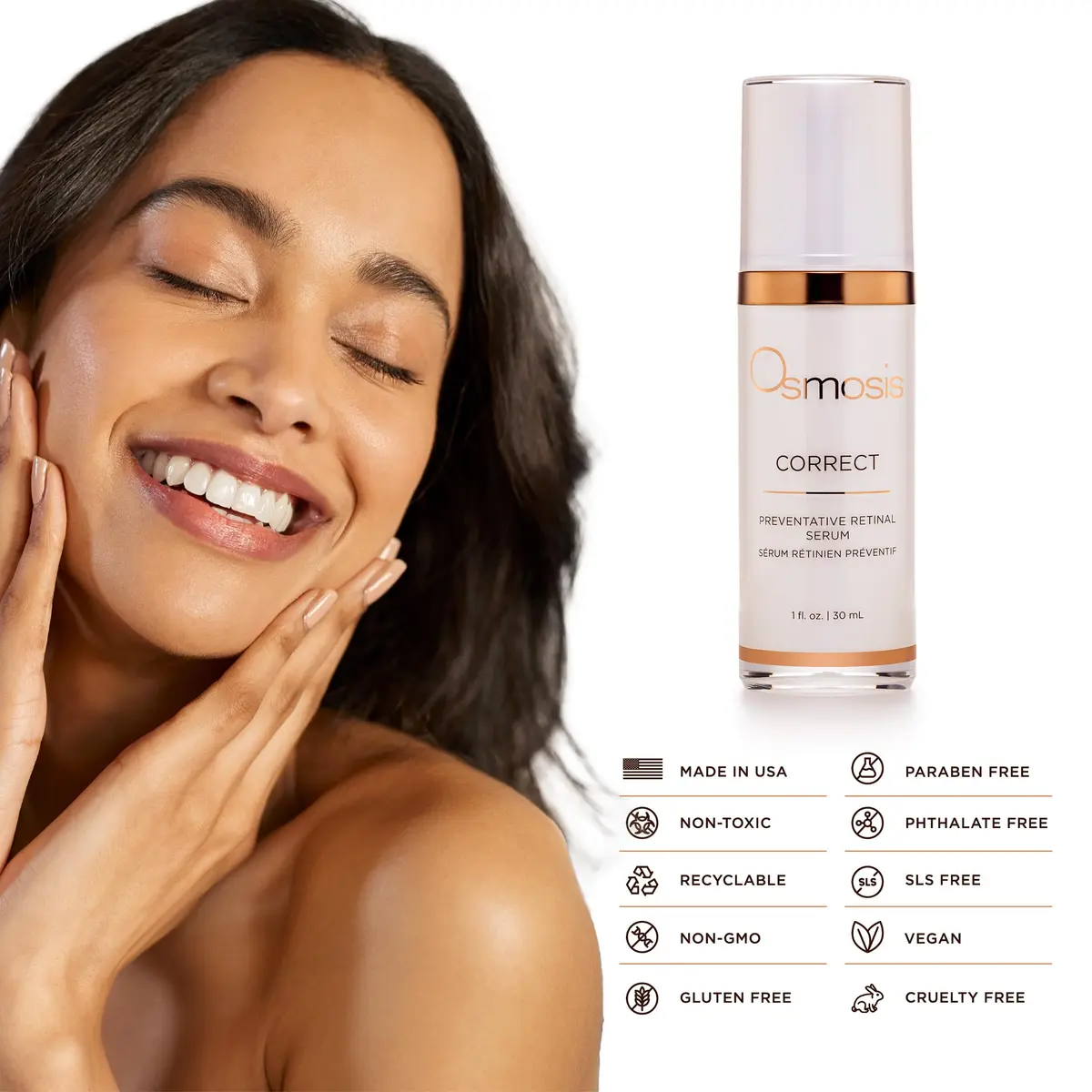 OSMOSIS Correct Retinal Serum 1 Fl Oz | Anti-Aging, Fine Lines & Texture Support - view 5