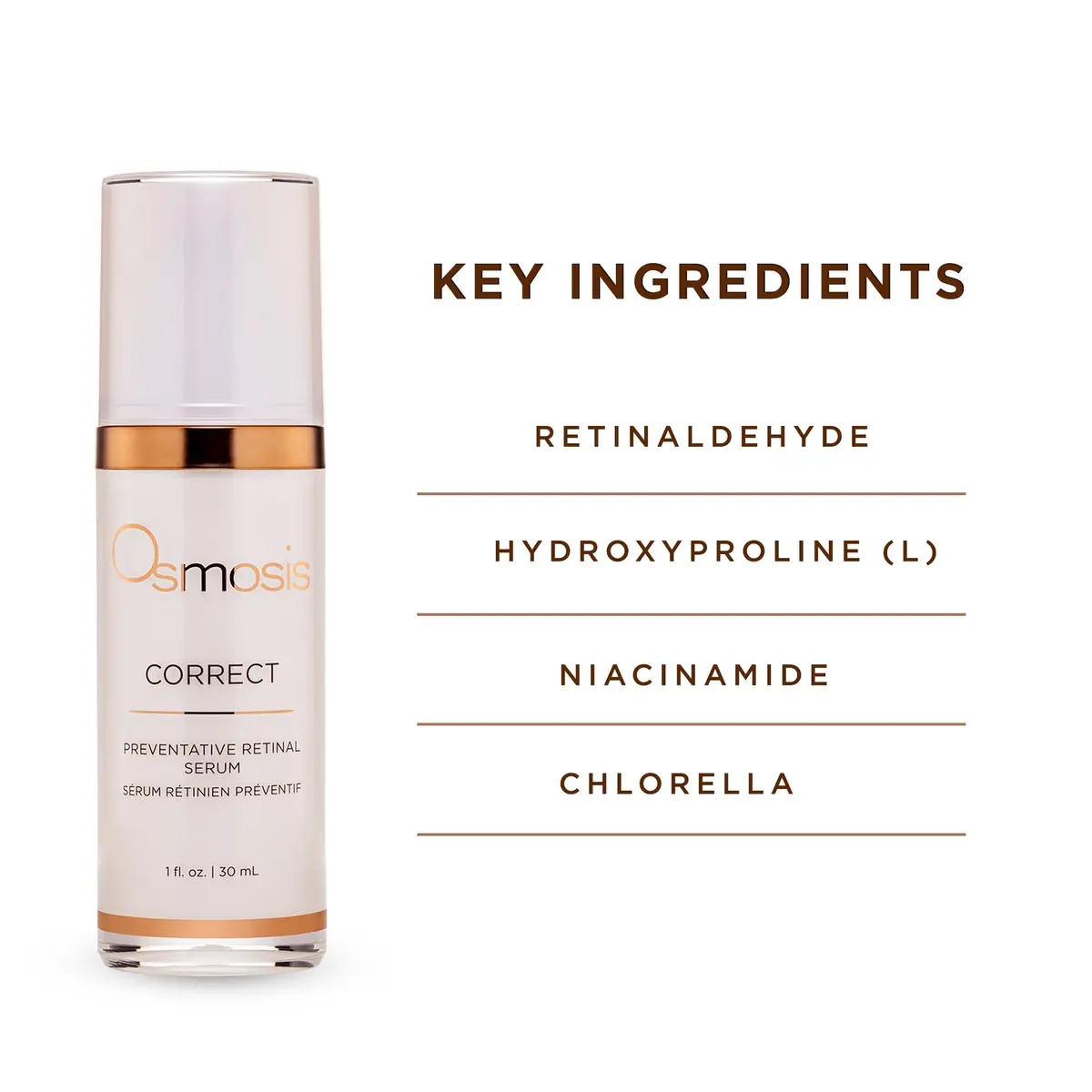 OSMOSIS Correct Retinal Serum 1 Fl Oz | Anti-Aging, Fine Lines & Texture Support - view 4