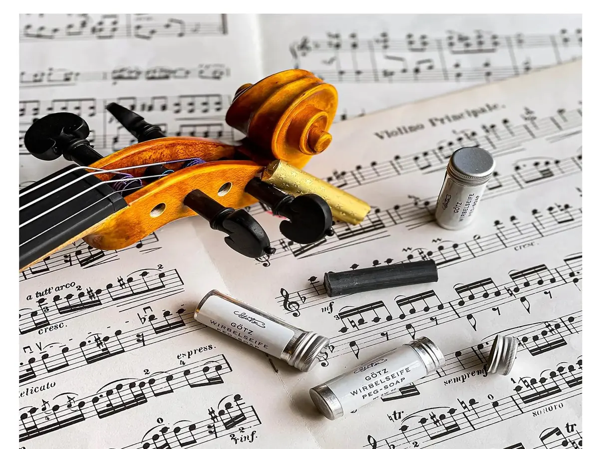 GÖTZ Original Violin Peg Soap ZW-96 | Graphite Peg Compound for Optimal Tuning & Friction - view 2
