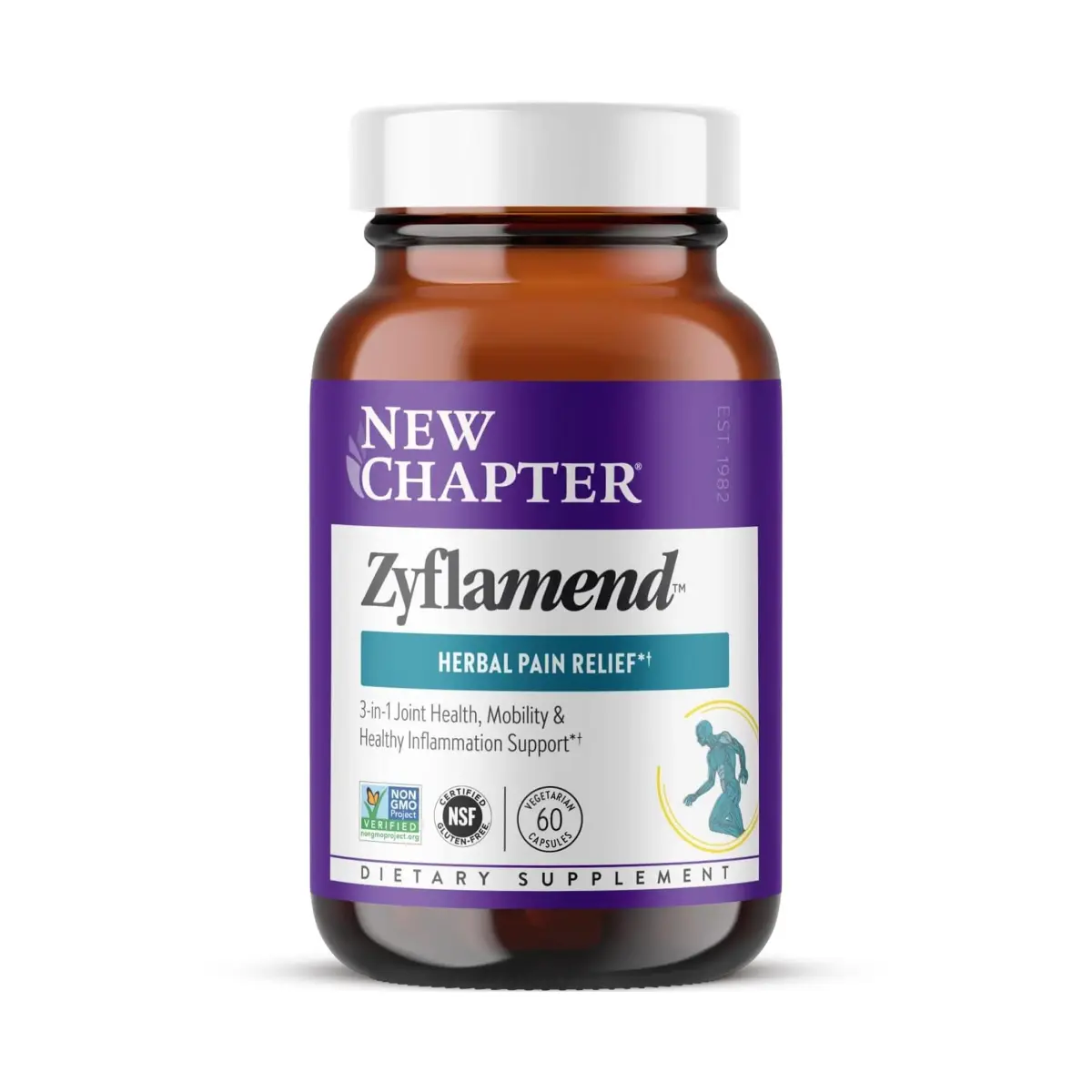 New Chapter Zyflamend Joint and Inflammation Supplement 60 Vegetarian Capsules | Supports Healthy Inflammation Response - main product image