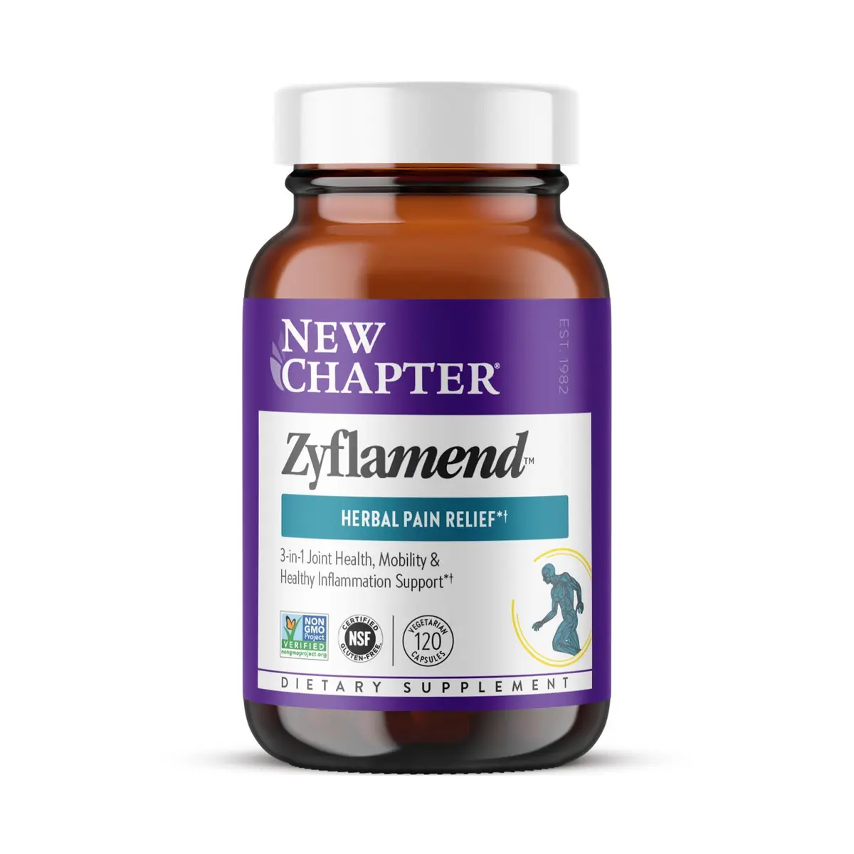 New Chapter Zyflamend Joint and Inflammation Supplement 120 Vegetarian Capsules | Supports Healthy Inflammation Response - main product image