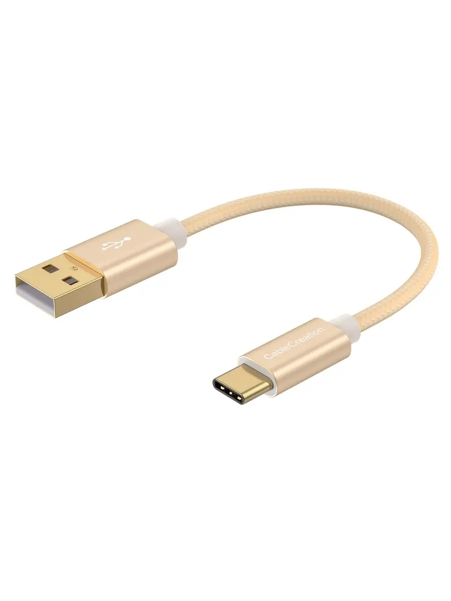 CableCreation Short USB A to USB C Cable 6 inch (15cm) | 60W Fast Charging & 480Mbps Data Sync - main product image