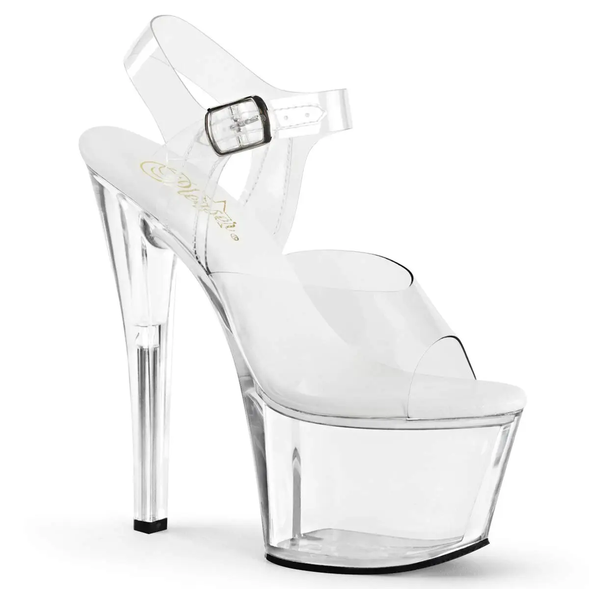 Pleaser Sky-308VL Ankle-Strap Sandal 7" Heel | Elegant Party Footwear for Women - view 2