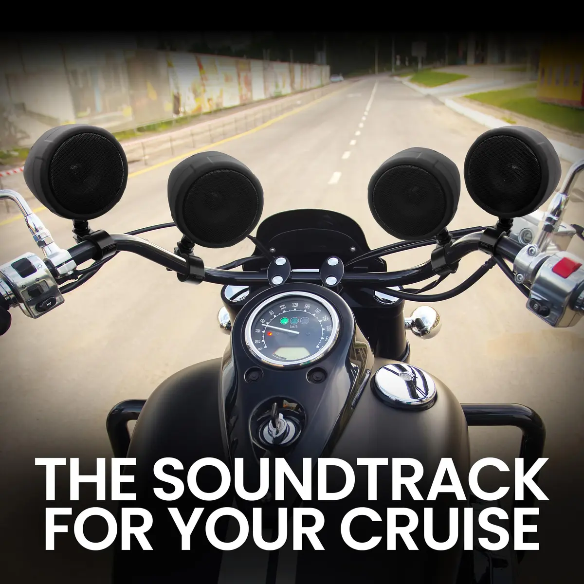 BOSS Audio Systems MCBK470B 3 Inch Motorcycle Speakers & Class D Amplifier | Weatherproof Bluetooth Sound System - view 5