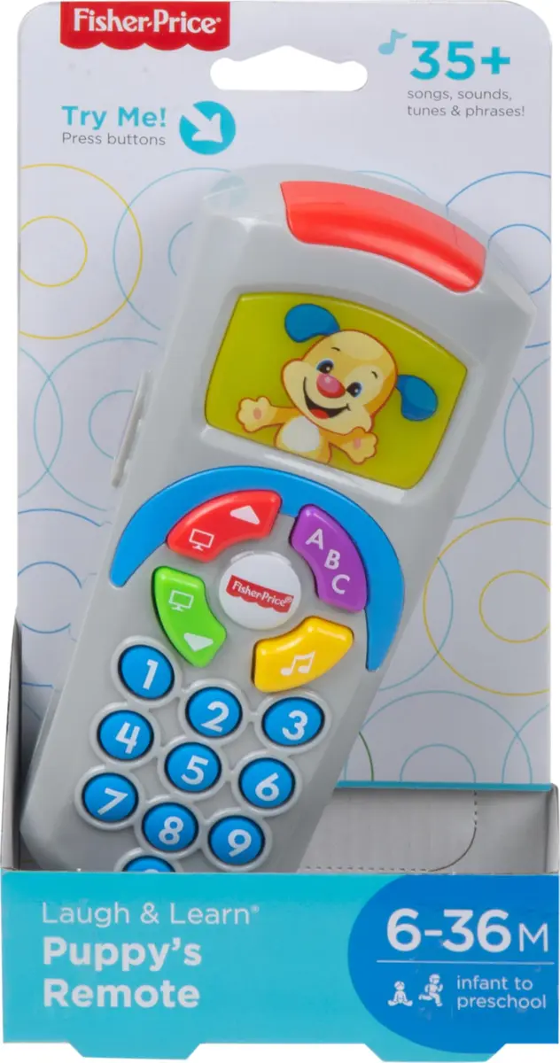 Fisher-Price Laugh & Learn Puppy's Remote Toy | 1 Count (1 Unit) | Music & Lights for Infants 6+ Months - view 7