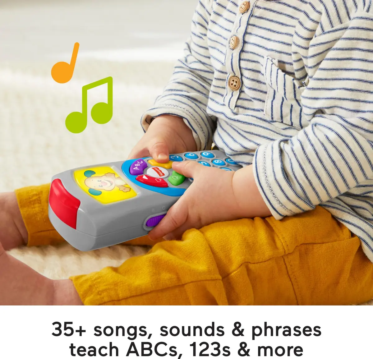 Fisher-Price Laugh & Learn Puppy's Remote Toy | 1 Count (1 Unit) | Music & Lights for Infants 6+ Months - view 4