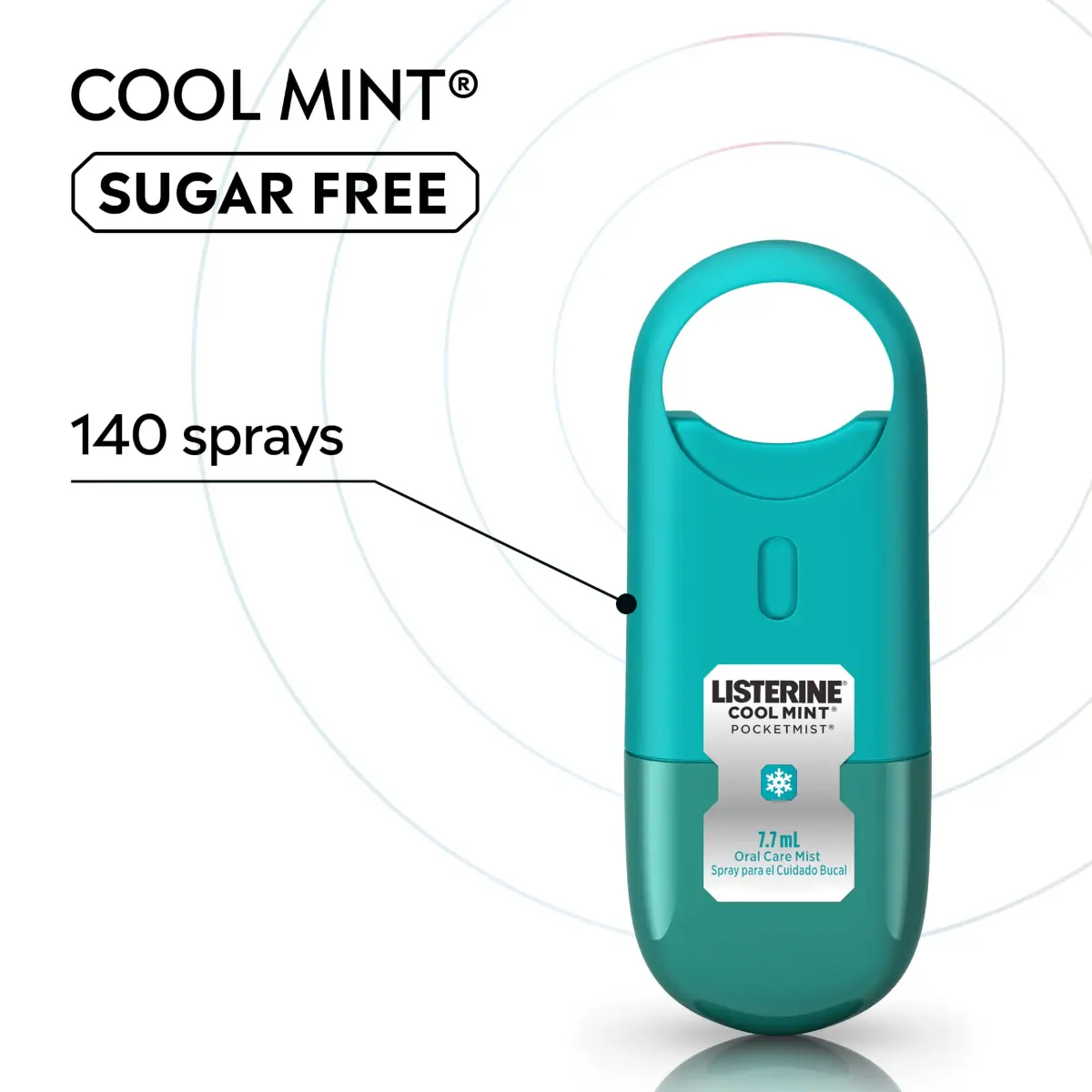 Listerine Cool Mint Pocketmist Oral Care Mist 7.7 ml - Portable Fresh Breath Spray - view 2
