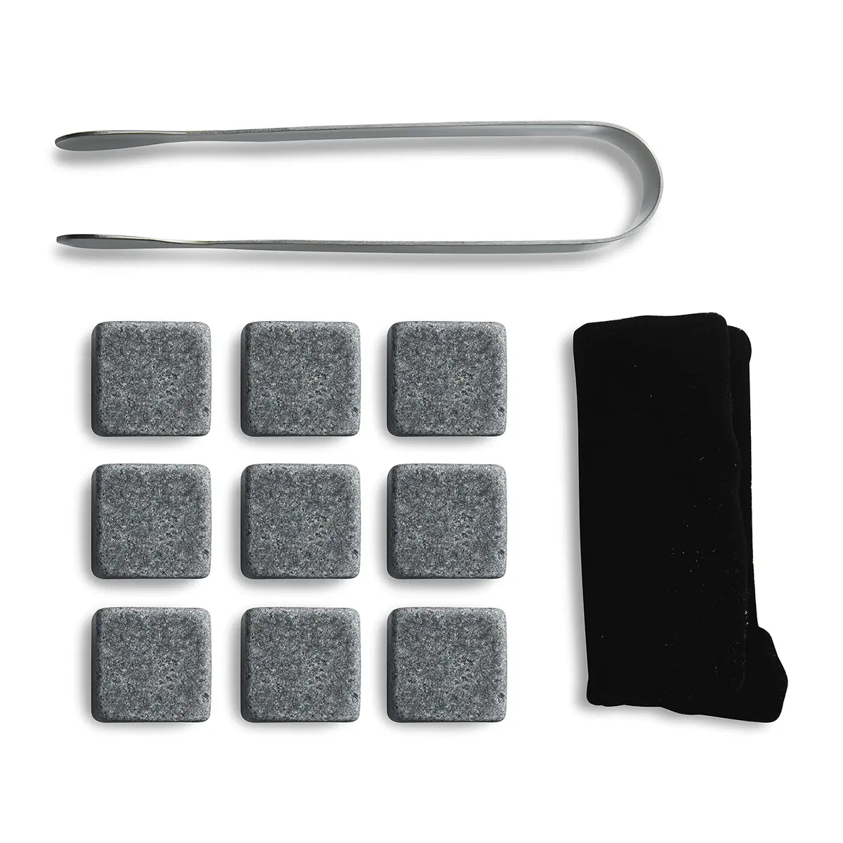 Quiseen Grey Soapstone Beverage Chilling Stones (9 Count, 249g / 8.8oz) | Authentic USA Import for Pure Taste - view 8