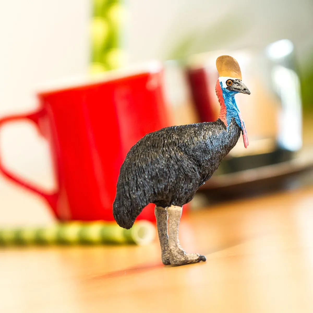Safari Ltd. Cassowary Toy - 3.5 Inch Realistic Bird Figure for Kids | Wildlife Play & Classroom Use - view 5