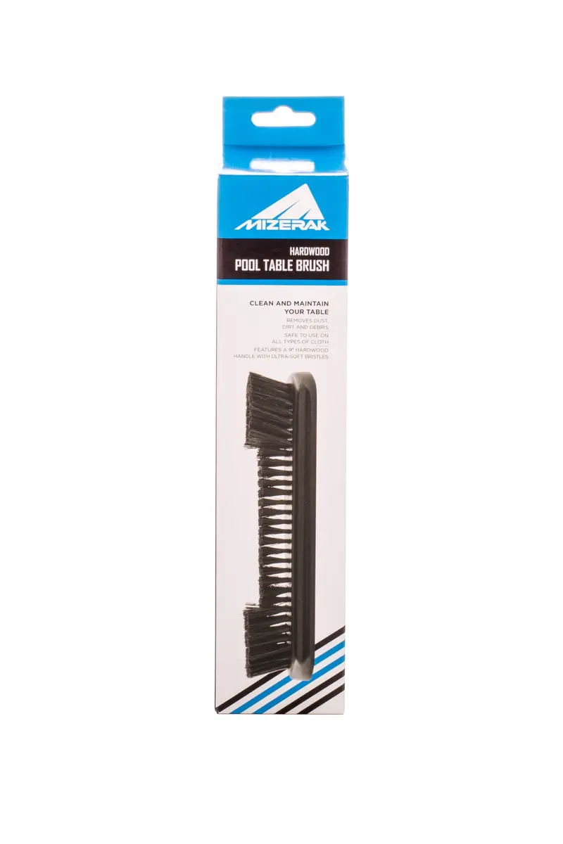 Mizerak Pool Table Brush 9" Hardwood Handle | Soft Bristles for Felt & Cloth (70-120 chars) - view 5