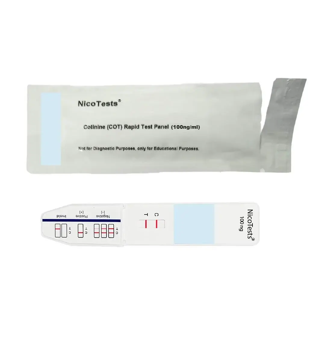 NICOTESTS Super-Sensitive 100 ng Urine Test -Be Sure - 5-Pack | Detects Nicotine & Cotinine - view 4