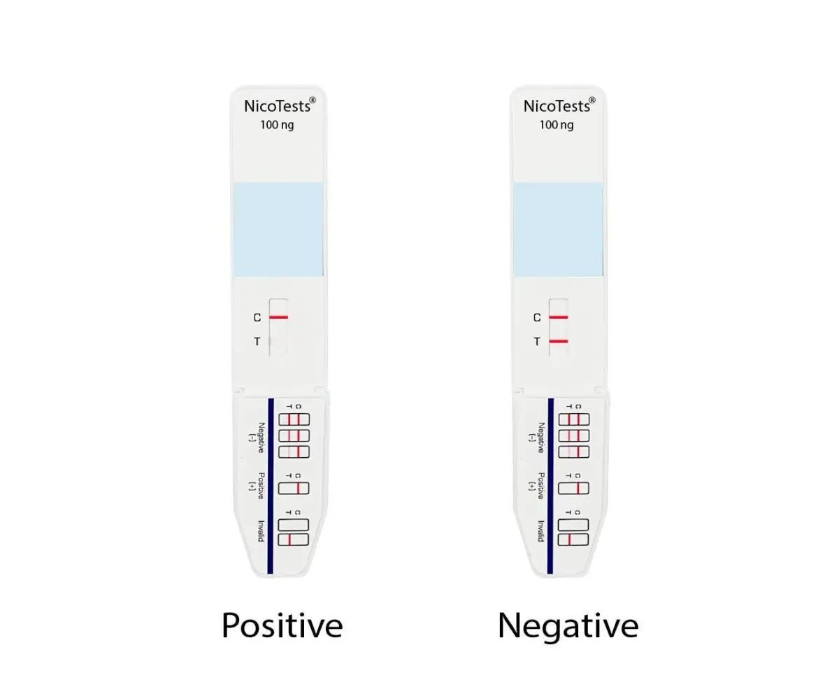 NICOTESTS Super-Sensitive 100 ng Urine Test -Be Sure - 5-Pack | Detects Nicotine & Cotinine - view 2