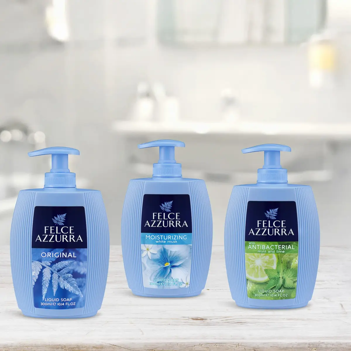 Felce Azzurra White Musk Delicate Essence Liquid Soap 299.88ml (10.14 Oz) | Gentle Cleansing for All Skin Types - view 4