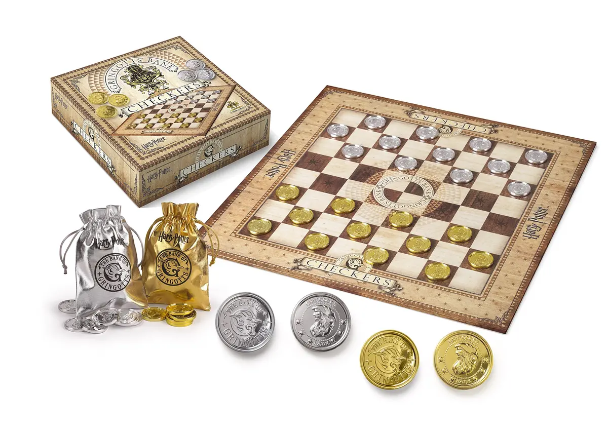 The Noble Collection HP-Gringotts Checker Set | 2 Player Board Game | Officially Licensed Warner Brothers - main product image
