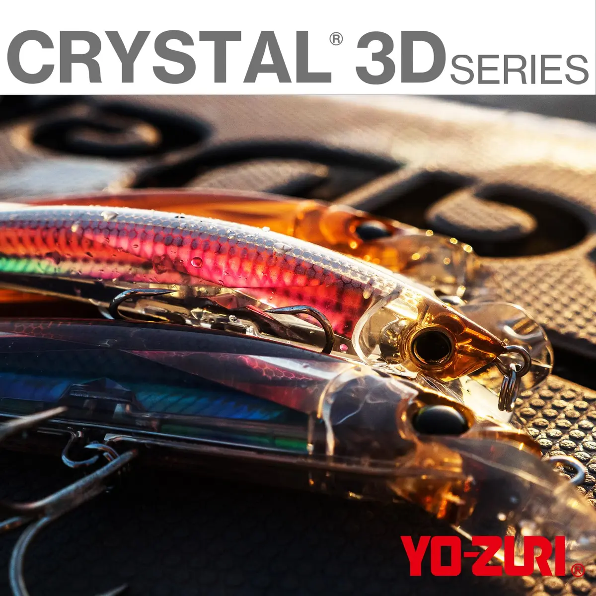 Duel Yo-Zuri R1161-HTS Crystal 3D Shrimp 70mm | Slow Sinking Lure with Holographic Finish - view 4
