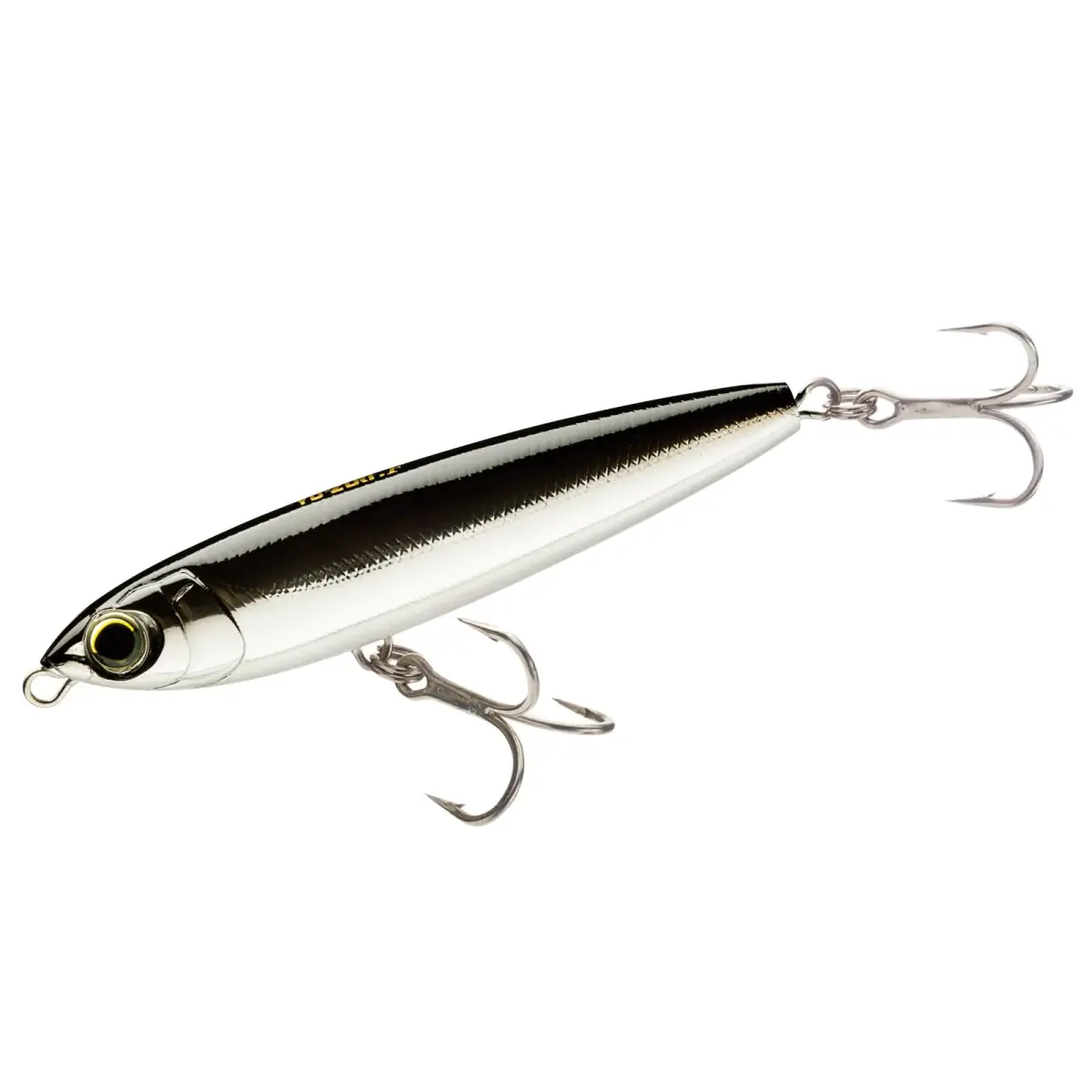Duel Hydro Pencil Floating Lure 125mm (5") Black/Silver | Walk-the-Dog Topwater Lure - main product image