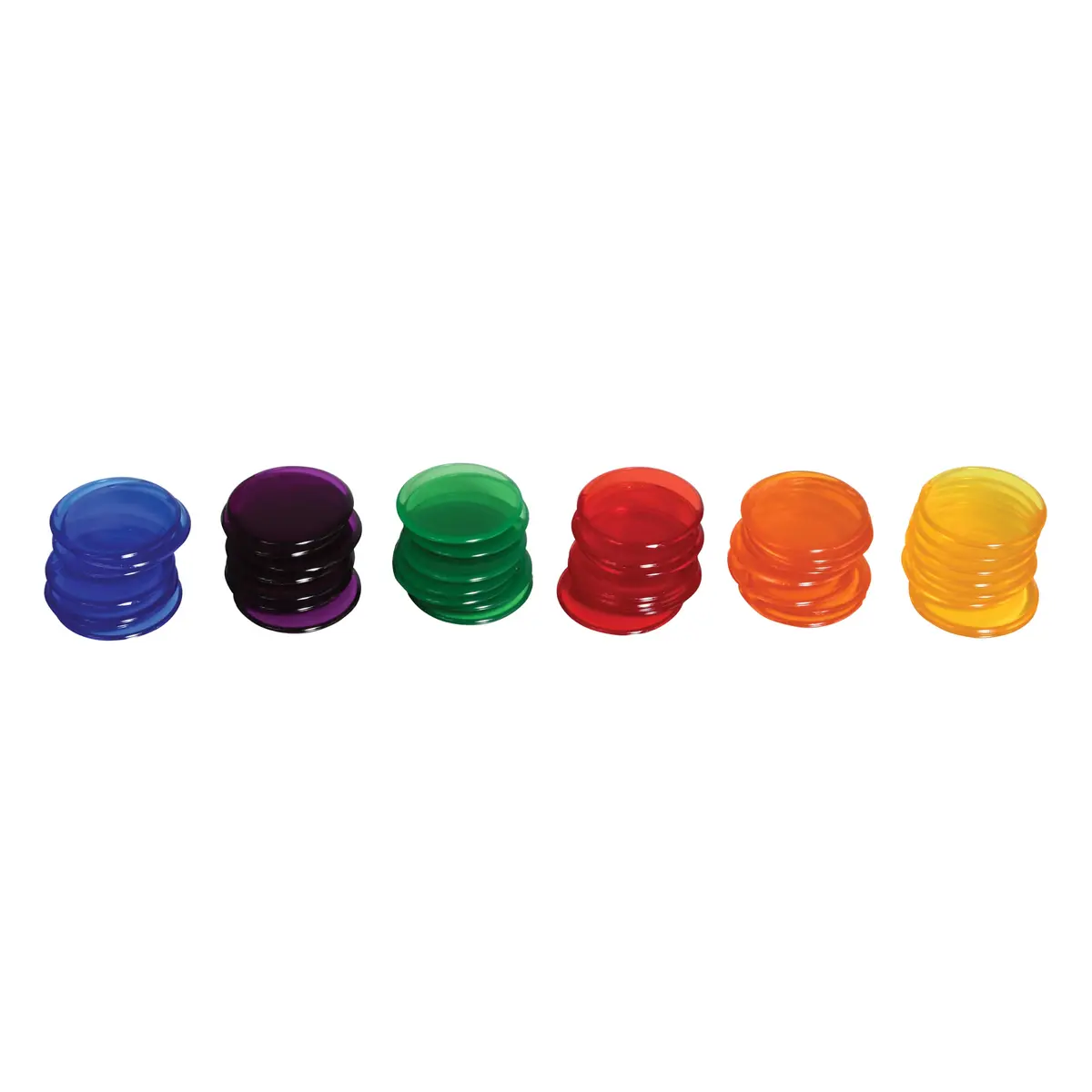 Learning Advantage 0.75" Transparent Counters | Set of 1000 for Early Math Skills - view 2