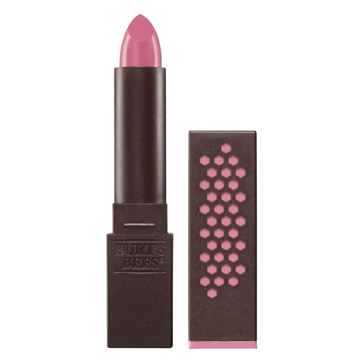 Burt's Bees Natural Lipstick Iced Iris | 8-Hour Moisture & Satin Finish (70-120 chars) - main product image