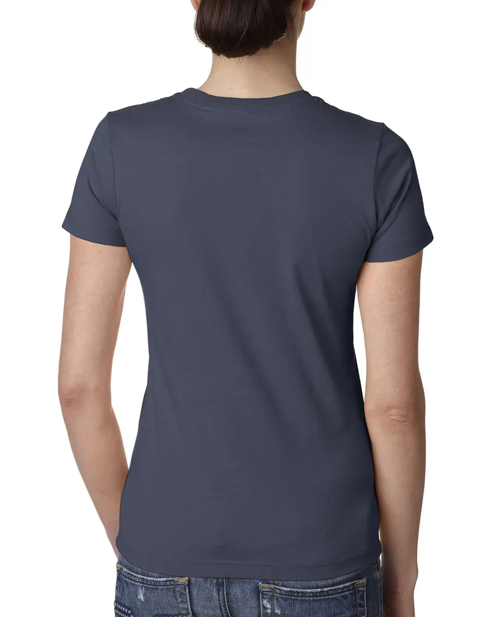 Next Level Signature Style Boyfriend Jersey T-Shirt, Indigo, 127g (4.3 oz) | Relaxed Fit Crew Neck - view 2