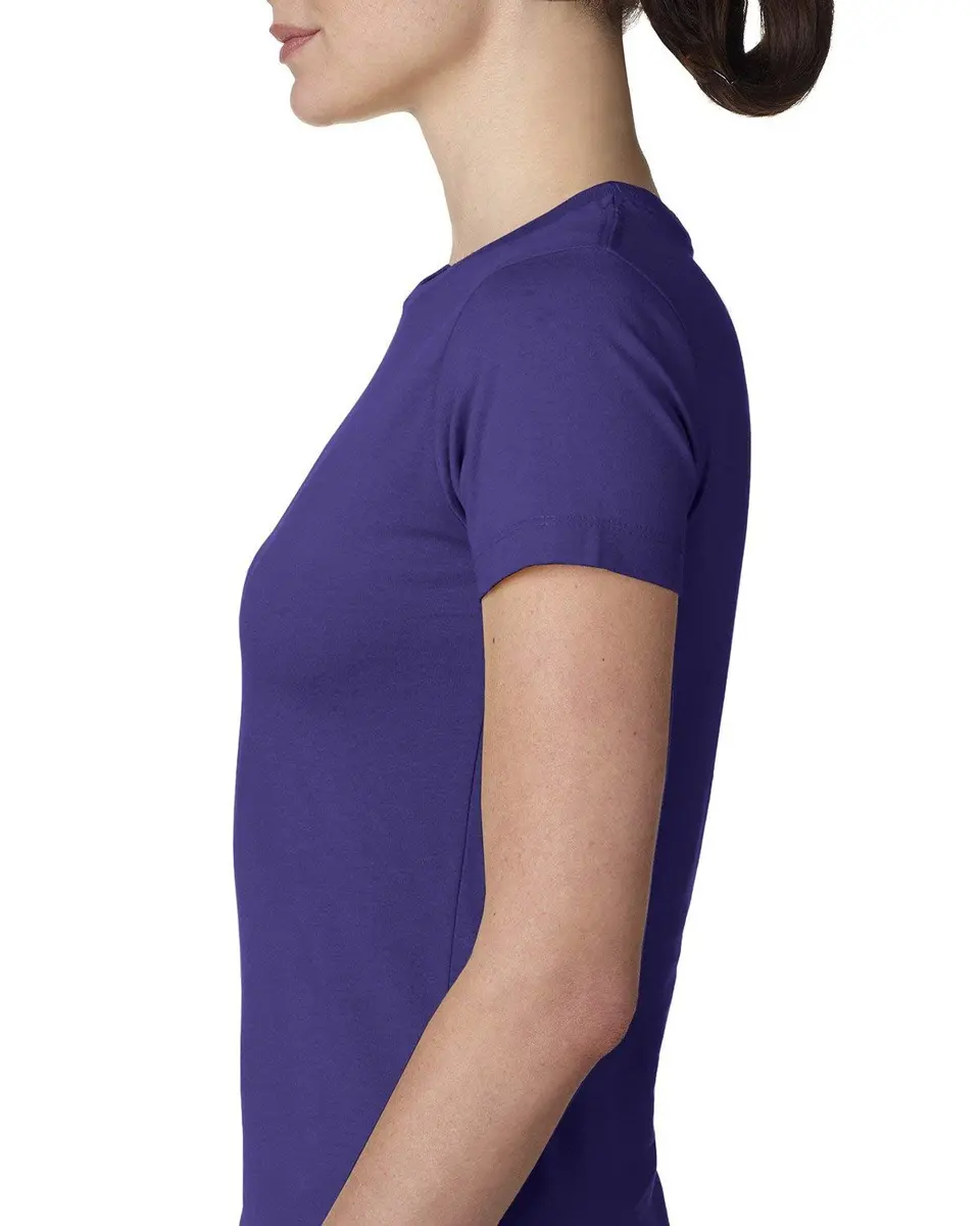 Next Level Boyfriend Jersey T-Shirt Purple Rush Large | Relaxed Fit 100% Cotton - view 3