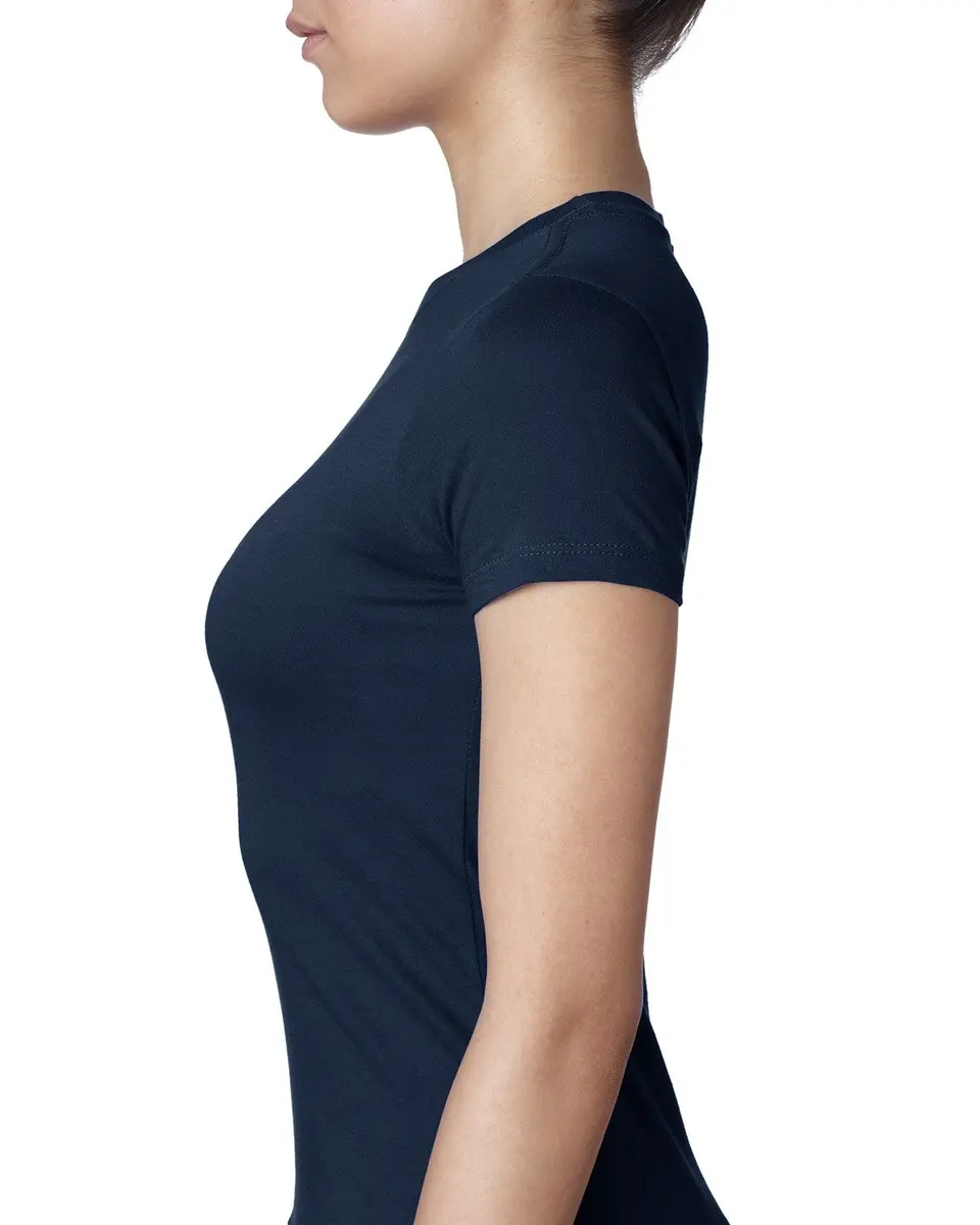 Next Level Boyfriend Jersey T-Shirt Midnight Navy Small | 125 gsm 100% Cotton - view 2