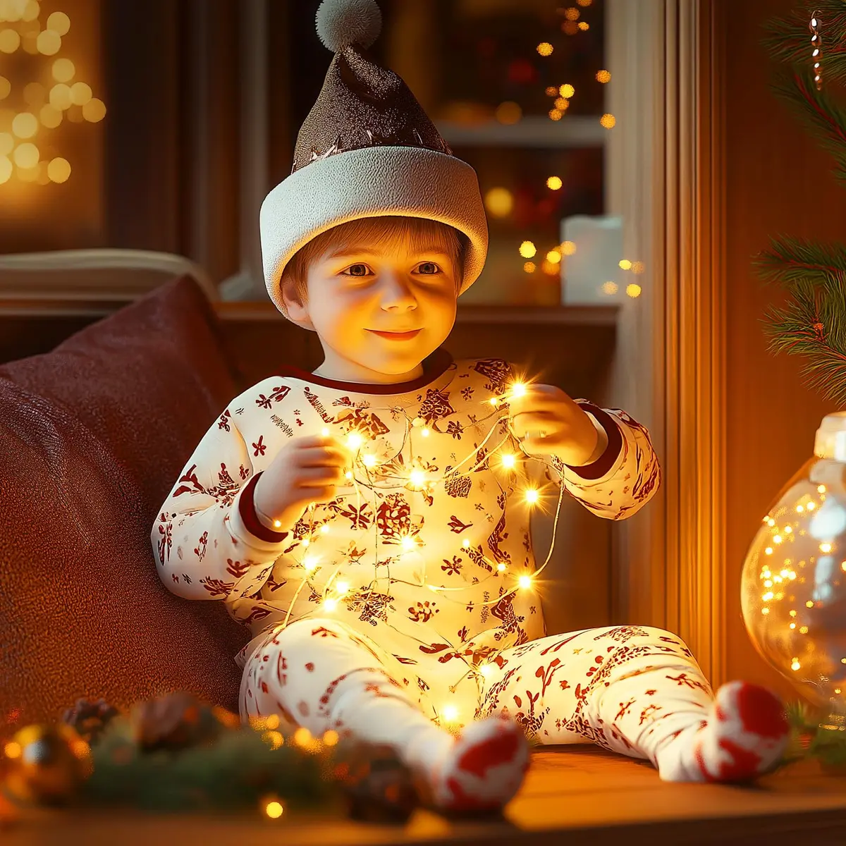 Minetom 100Ft 300LED Warm White Fairy Lights | Steady On, Copper Wire, IP44 Waterproof - view 7