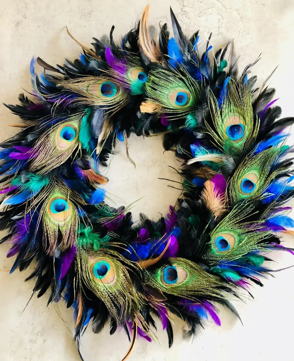 Shekyeon Natural Peacock Feathers 10-12inch | Wedding & Party Decor (110 chars) - view 5