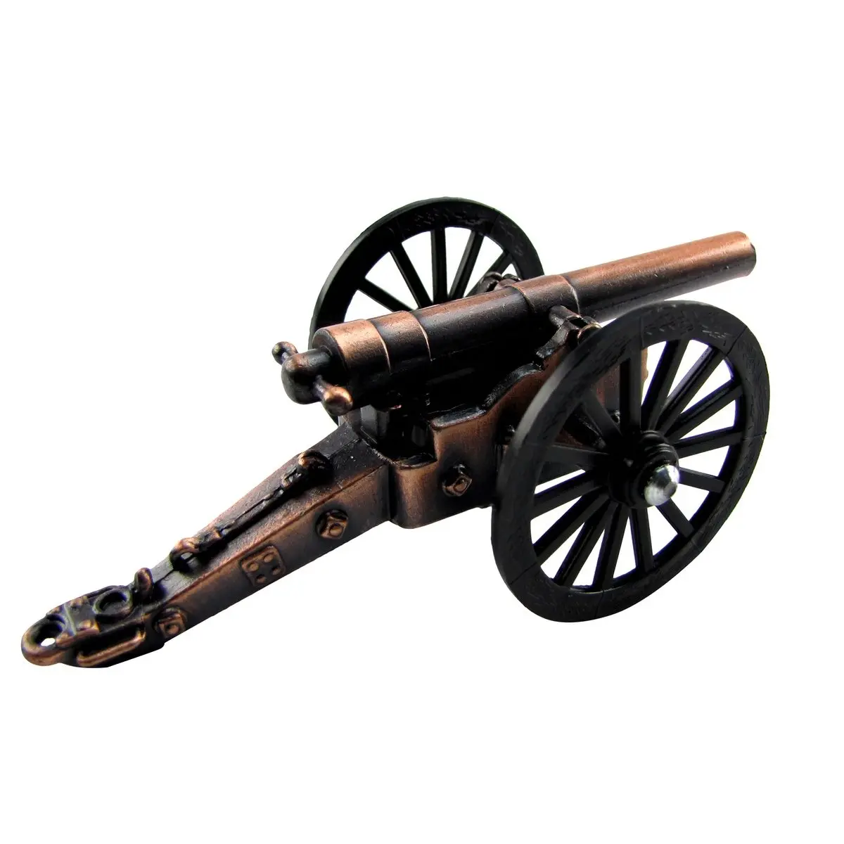 TG,LLC Civil War Cannon Die Cast Miniature Replica Pencil Sharpener | Vintage Artillery Decor (4"L x 2"W x 1.5"H) - view 2