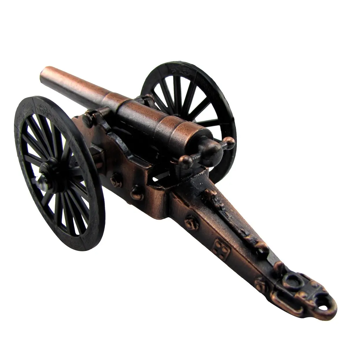 TG,LLC Civil War Cannon Die Cast Miniature Replica Pencil Sharpener | Vintage Artillery Decor (4"L x 2"W x 1.5"H) - view 3