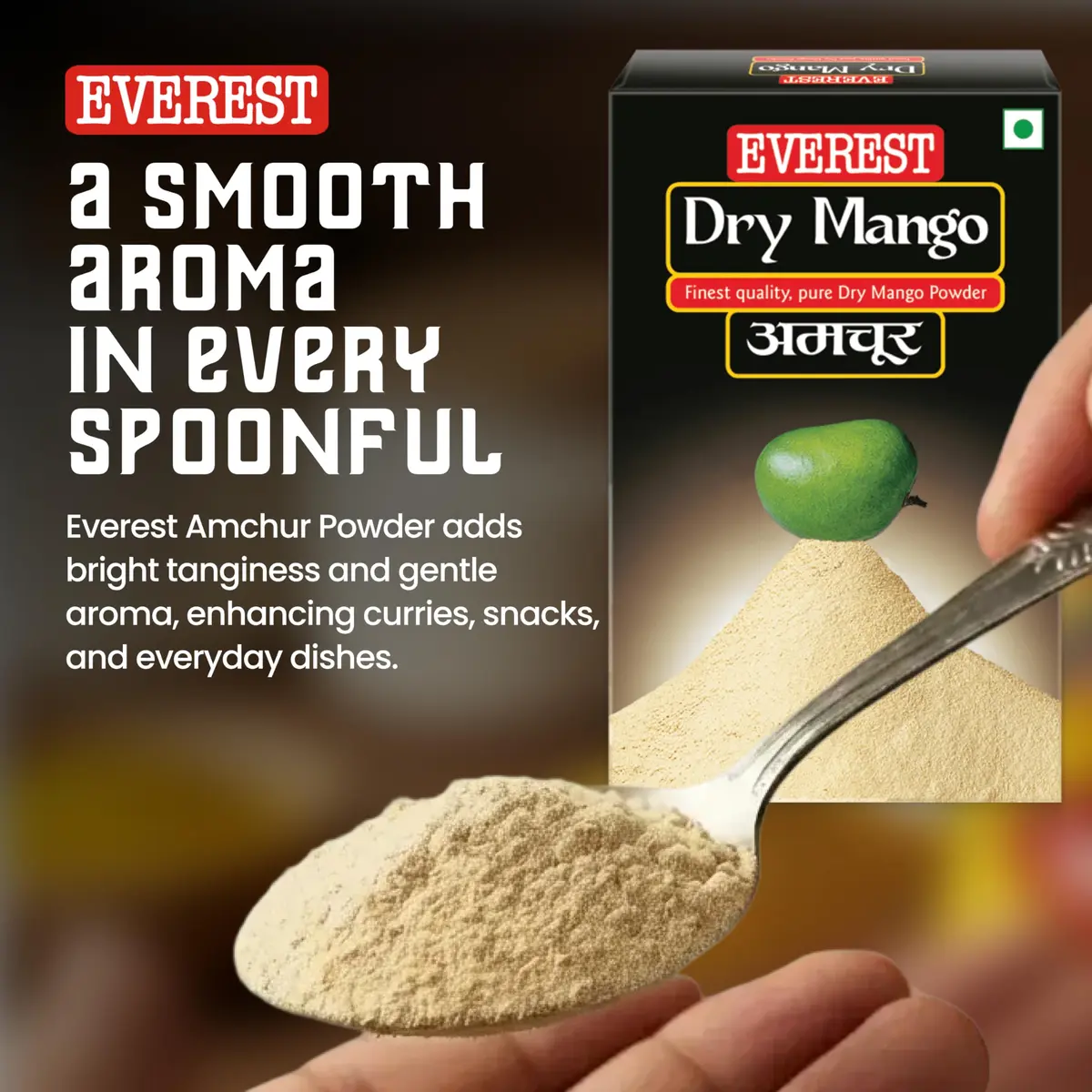 Everest Dry Mango Powder (Aamchoor) 100g | Authentic Indian Spice for Curries & Chutneys - view 3