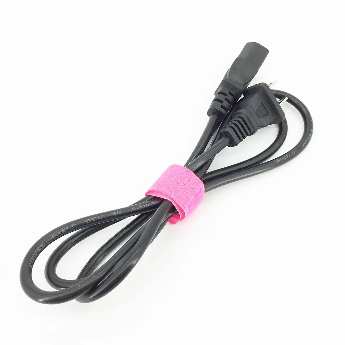 Pasow Cable Ties 50pcs Reusable 7 Inch | Color Coded Wire Organizer for Cables in India - view 3