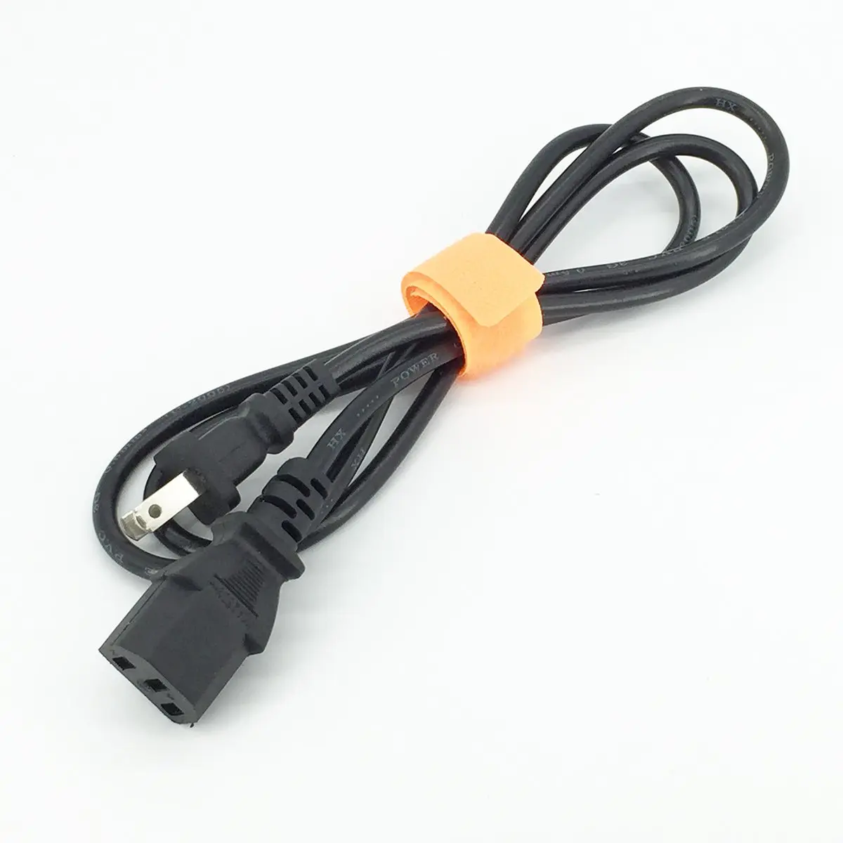 Pasow Cable Ties 50pcs Reusable 7 Inch | Durable Nylon Wire Organizer in Orange - view 3