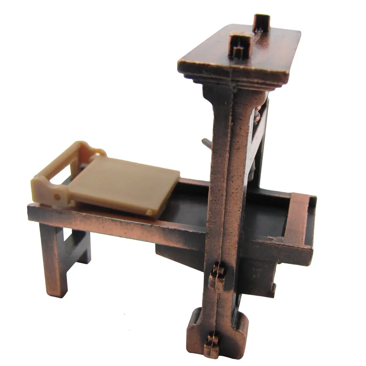 TG,LLC 1:48 Scale Metal Printing Press Die Cast Diorama Accessory Desk Pencil Sharpener | Vintage Collectible with Hidden Sharpener - view 2