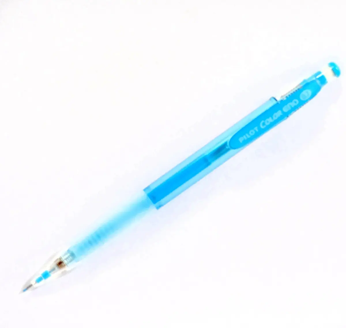 Pilot Color Eno Soft Blue Set, 0.7mm Mechanical Pencil + Lead, 10 Leads | Smooth Blue Ink, Refillable, Japan Import - view 2