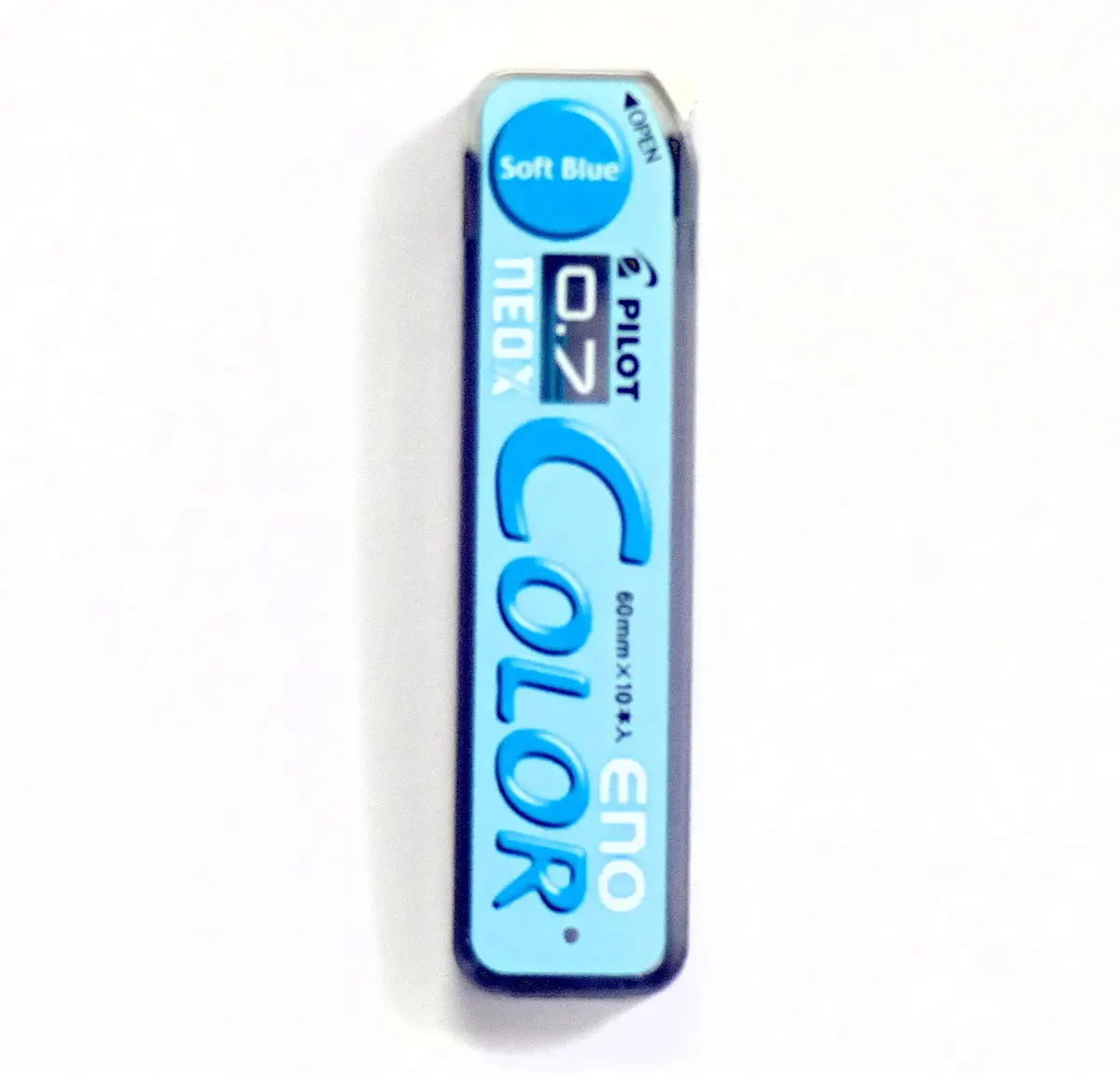Pilot Color Eno Soft Blue Set, 0.7mm Mechanical Pencil + Lead, 10 Leads | Smooth Blue Ink, Refillable, Japan Import - view 3