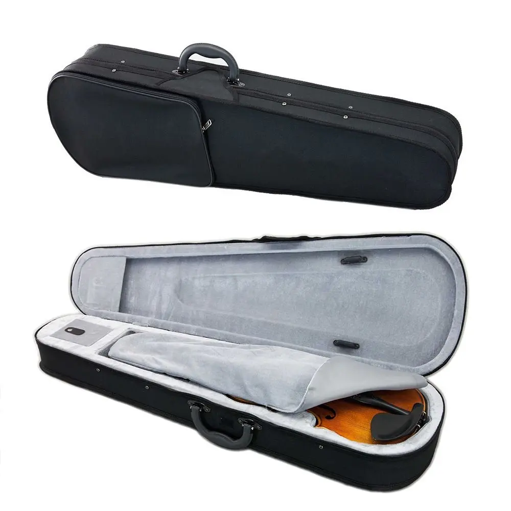 Paititi 4/4 Full Size Solid Wood Student Violin Complete Package with Case Bow Rosin String Tuner - view 5