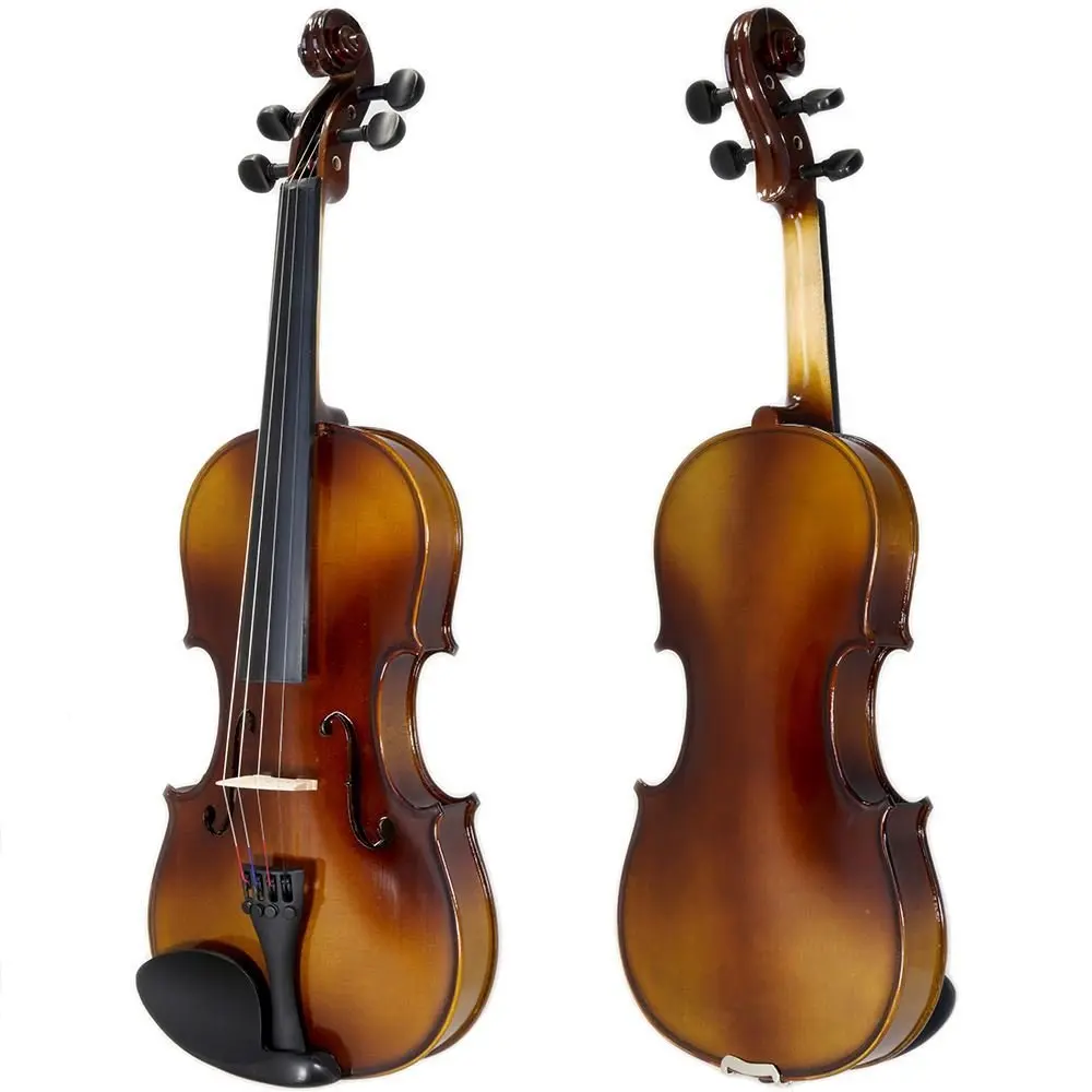 Paititi 4/4 Full Size Solid Wood Student Violin Complete Package with Case Bow Rosin String Tuner - view 2