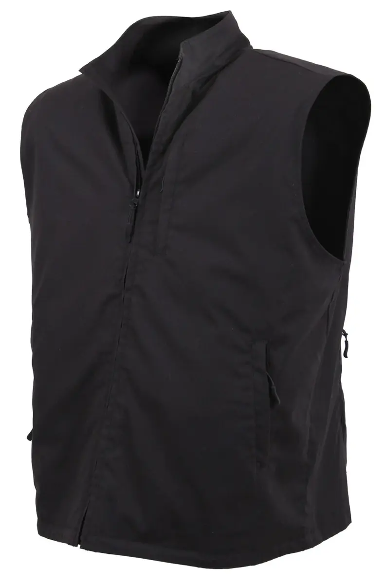 Rothco Undercover Travel Vest, Black, L | Low-Profile Secure Storage for Men - view 4