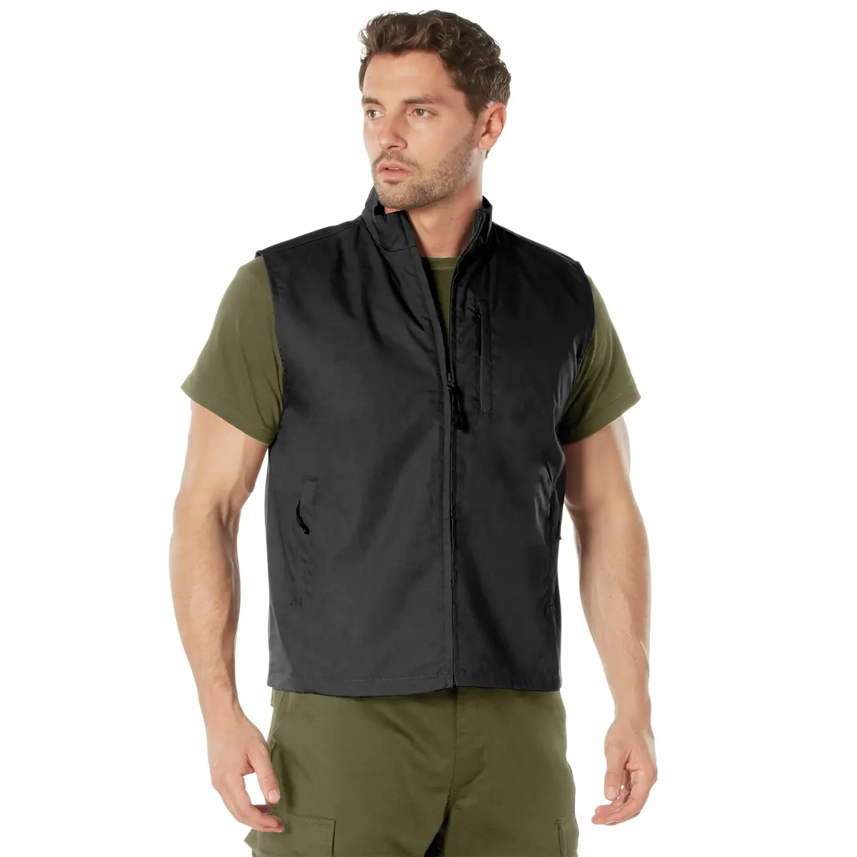 Rothco Undercover Travel Vest, Black, L | Low-Profile Secure Storage for Men - main product image