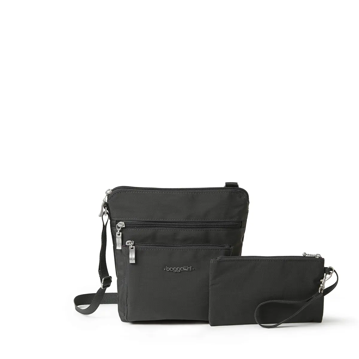 Baggallini Pocket Crossbody RFID Travel Bag for Women | Water-Resistant Lightweight Purse - main product image